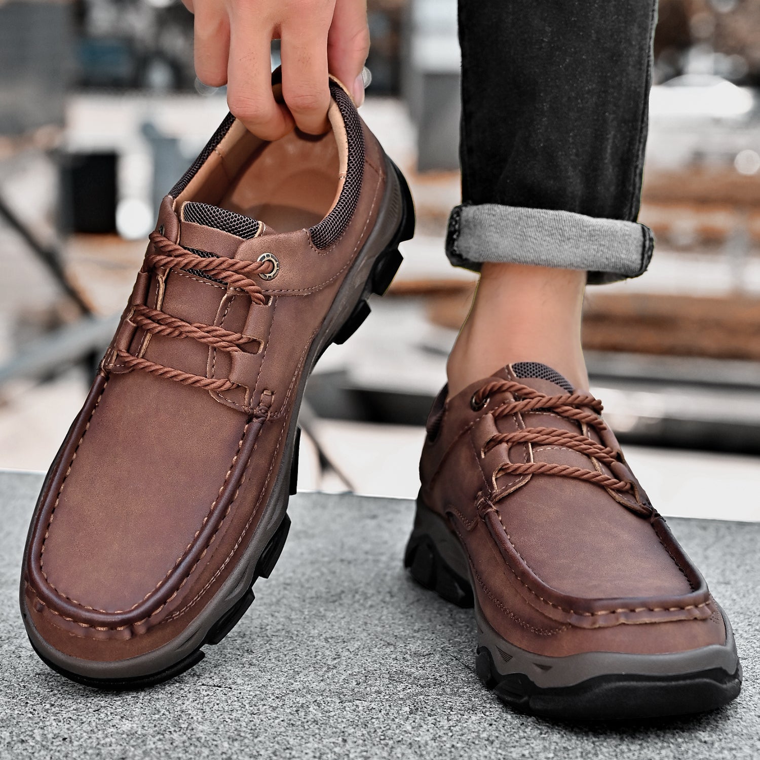 Transition with orthopedic and extremely comfortable sole with laces (Ⅰ)